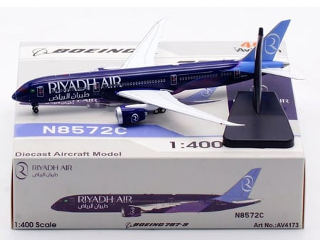 PRE-ORDER (2 WEEKS) - Riyadh Air Boeing 787-9 Dreamliner N8572C 1:400 Aviation400 AV4173