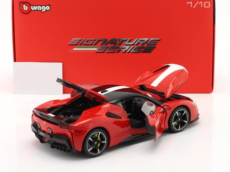 PRE-OWNED Pack of 2 Pieces With NOTES Ferrari SF90 & Bentley Mulsanne 1:18