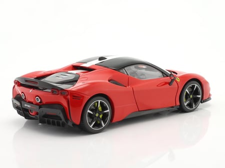 PRE-OWNED Pack of 2 Pieces With NOTES Ferrari SF90 & Bentley Mulsanne 1:18
