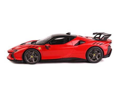 Ferrari SF90 XX Stradale Red Corsa 322 and Black 1:18 BBR P18237C LIMITED 370 PCS