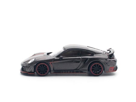 Porsche 911 (992) Stinger GTR Carbon Edition Black 1:64 Pop Race PR640192