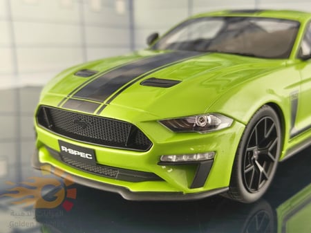 Ford Mustang R Spec RHD 2020 Grabber Lime 1:18 GT Spirit US048