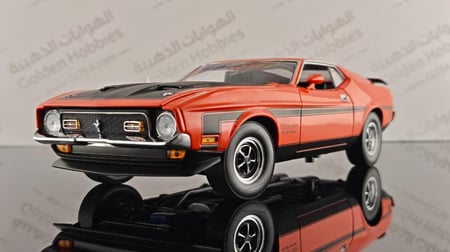Ford Mustang Boss 351 1971 Calypso Coral Orange 1:18 SunStar SS-3627 ACME Exclusive