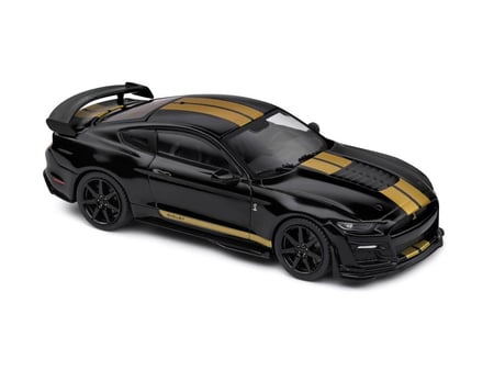 Ford Shelby Mustang GT500 Black w/Gold Stripe 1:43 Solido S4311506