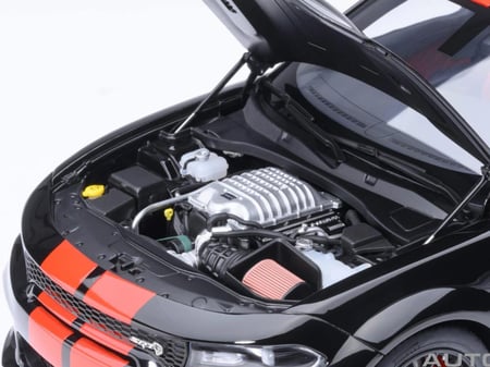 PRE-ORDER (2 Weeks) Dodge Charger SRT Hellcat Redeye Jailbreak Pitch Black 1:18 AUTOart 71754