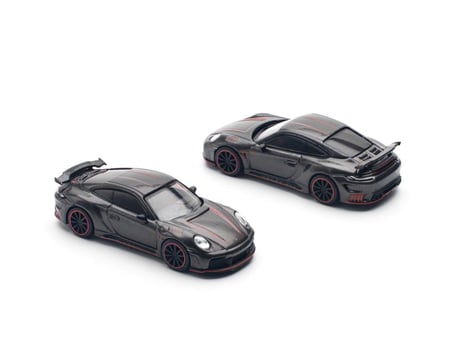 Porsche 911 (992) Stinger GTR Carbon Edition Black 1:64 Pop Race PR640192