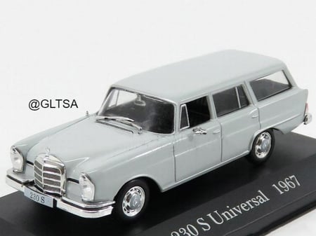 RARE Mercedes-Benz 230S Universal W111 1967 Grey 1:43 Edicola MEBEOFMOSAMCOLL012