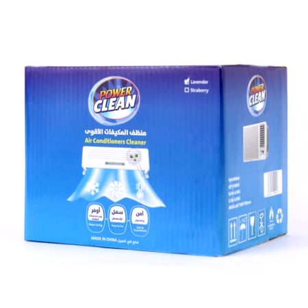 كرتون بور كلين 12 عبوة منظف مكيفات 400 مل Power Clean 400Ml