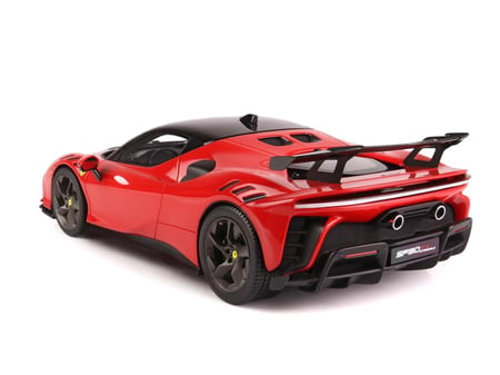 Ferrari SF90 XX Stradale Red Corsa 322 and Black 1:18 BBR P18237C LIMITED 370 PCS