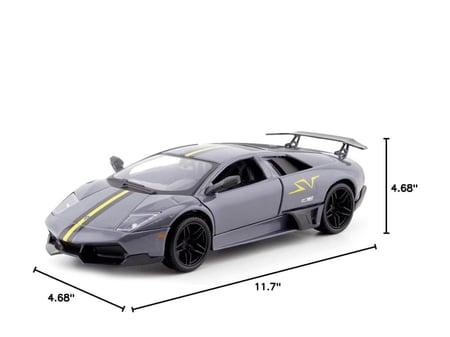 Lamborghini Murcielago LP670-4 SV Grey 1:24 MotorMax 73350