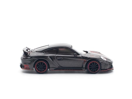 Porsche 911 (992) Stinger GTR Carbon Edition Black 1:64 Pop Race PR640192