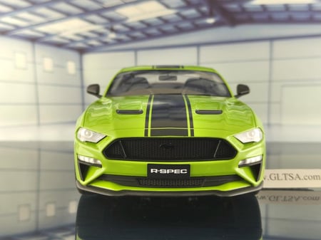Ford Mustang R Spec RHD 2020 Grabber Lime 1:18 GT Spirit US048
