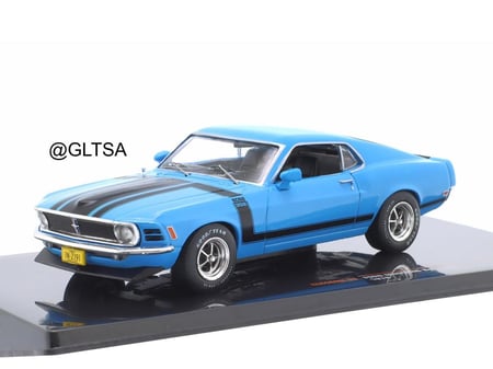 Ford Mustang Boss 302 1970 Blue 1:43 Ixo CLC569N.22