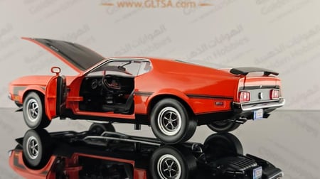 Ford Mustang Boss 351 1971 Calypso Coral Orange 1:18 SunStar SS-3627 ACME Exclusive