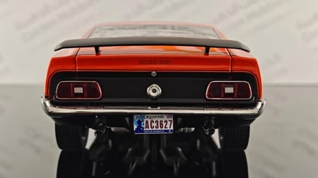 Ford Mustang Boss 351 1971 Calypso Coral Orange 1:18 SunStar SS-3627 ACME Exclusive