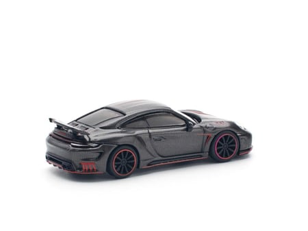 Porsche 911 (992) Stinger GTR Carbon Edition Black 1:64 Pop Race PR640192