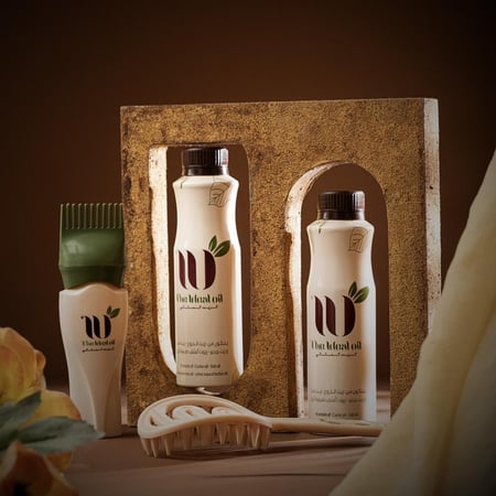 3 عبوات الزيت المثالي + موزع الشعر هدية