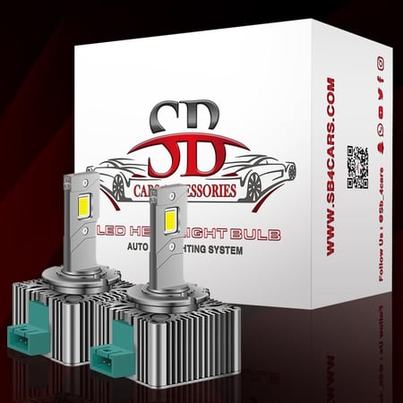 لمبات ليد بديل الزنن D SERIES لون 6000K مقاسات D3S-D4S-D2S-D1S