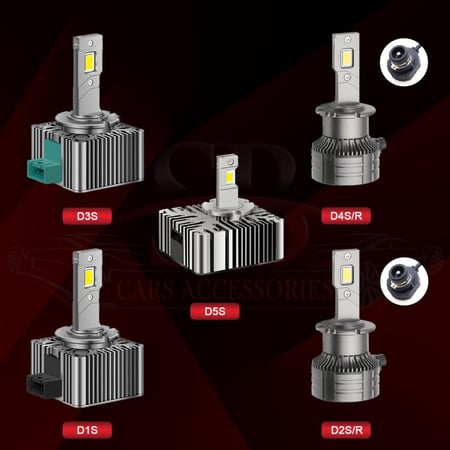 لمبات ليد بديل الزنن D SERIES لون 6000K مقاسات D3S-D4S-D2S-D1S
