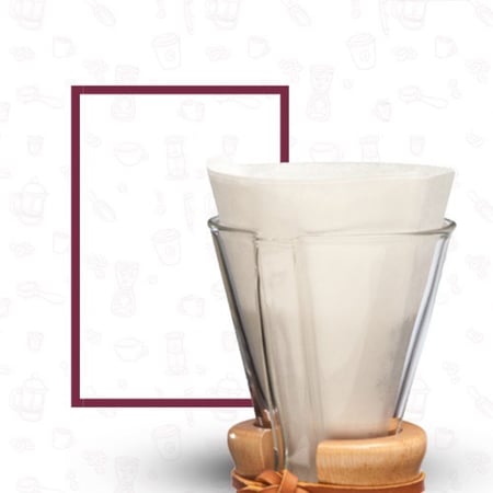 فلتر كيمكس ادوات القهوة قهوة مقطرة