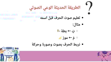 ورشة عمل الحروف لأولياء الأمور