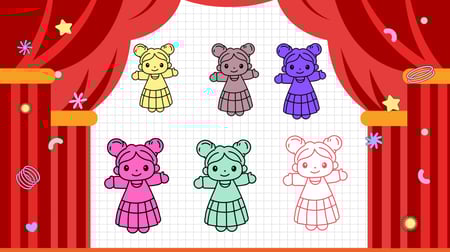 لعبه تفاعليه لعبة دمى المعرفه