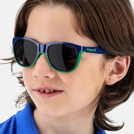 نظارة شمسية للأطفال بولارويد polaroid الموديلpld 8043-s rnbm9- نظارتي