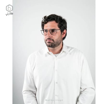 إطار طبي دائري من ماركة Davidoff