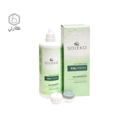 محلول SOLEKO Yalfresh لترطيب وتنظيف العدسات اللاصقة