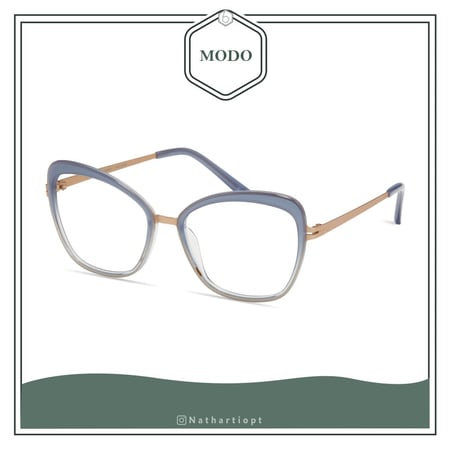 اطار طبي مربع من ماركة MODO لون الاطار اسود