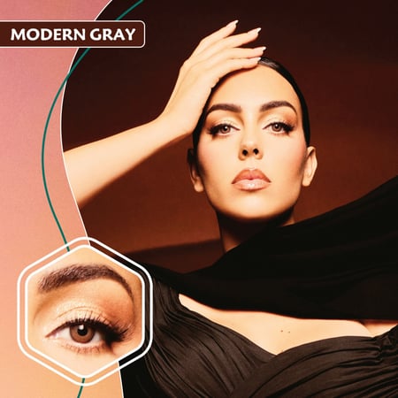 عدسات جورجينا من -امارا Amara-لونه مودين جراي modern gray -نظارتي