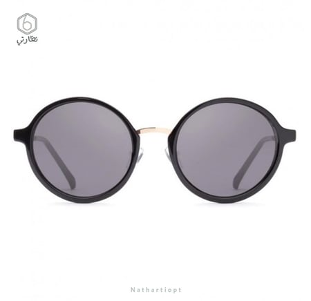 نظارة شمسية ماركة pop line بأطار دائري اسود
