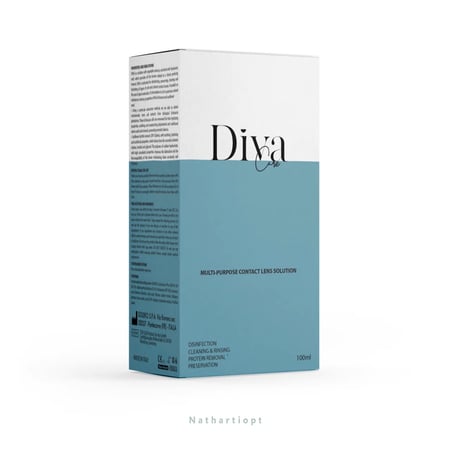 محلول عدسات ديفا Diva
