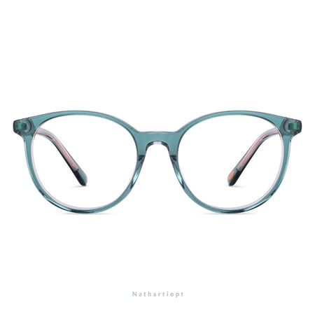 إطار طبي نسائي من ماركة فويسل fossil الشكل دائري - نظارتي