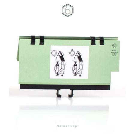 بطاقات تدريب مجموعة Bernell Aperture Rule™ Trainer Kit