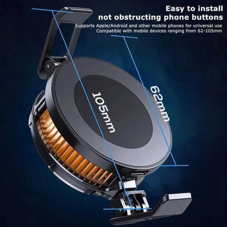 CX07 Semiconductor Phone Cooler 2-in-1 Magnetic and Clip-On Radiator