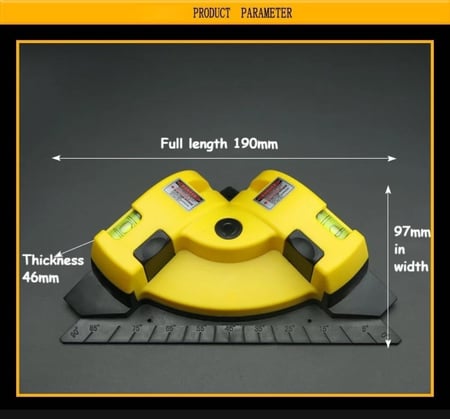 ميزان مستوى ليزر متعدد الاتجاهات زاوية 90