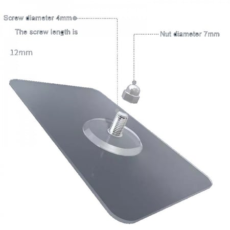 خطاف  ذاتي الاصق 12 مم