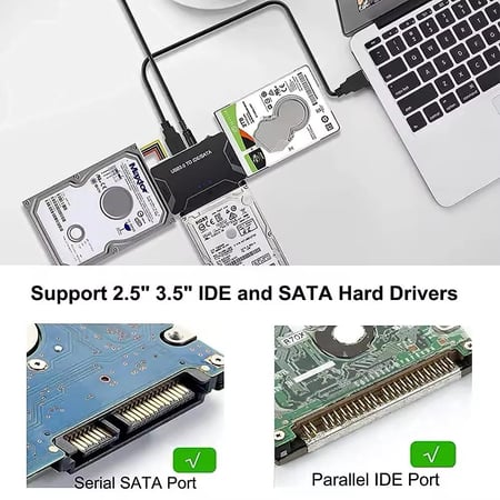 محول GeeM SATA / IDE إلى USB 3.0 - نقل بيانات فائق السرعة