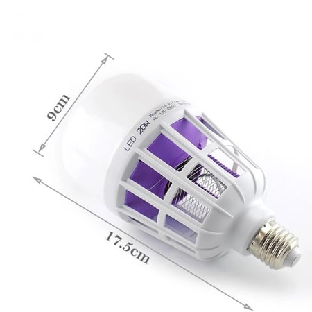 AC 175V-220V 20W E27 LED Lamp Bulbs Mosquito Killer Light 2 In 1 Mosquito Trap Insect Killer Bug Zapper Night Light