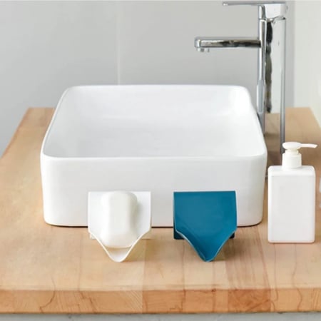 رف صابون مائل ذاتي اللصق