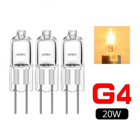 لمبة صغيرة غرز G4 نوع JC تنجستن هيلوجين 12V 20W موفرة للطاقة