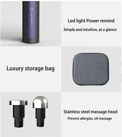 مدلك الانسجة العميقة جهاز تدليك محمول على شكل مسدس للعضلات الصغيرة