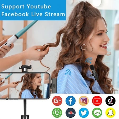 Mini Wireless Lavalier Microphone Portable for ios Lightning interface