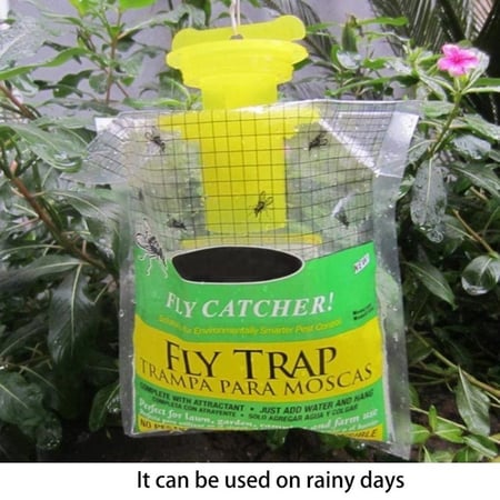 Disposable Fly Trap Non Toxic Outdoor Insect Killer Catcher Bag Pest Control Mosquito Trap Wasp Insect Killer Attractant