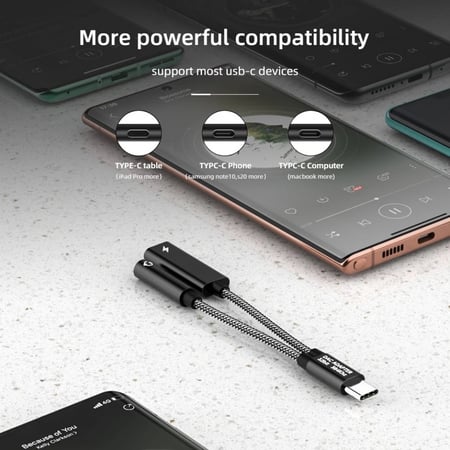 مشفر صوت من رقمي لتناظري قابس يو اس بي سي ومخرج صوتي  32bit/384khz