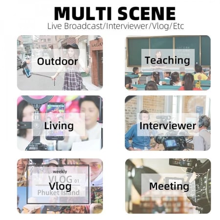 Wireless Lavalier Microphone Portable Mini Quick Connect for iPhone Android Moblie Phone Live Broadcast Phone Sound Record 2.4G