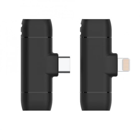 Wireless Lavalier Microphone Portable Mini Quick Connect for iPhone Android Moblie Phone Live Broadcast Phone Sound Record 2.4G