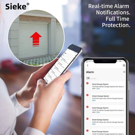 سيكي وحدة تحكم ذكية لفتح باب المرآب تعمل بالواي فاي متوافقة مع نظام المنزل الذكي