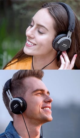 سماعة أذن فليبس SHL3565 جهير احترافي سلكية للحد من الضوضاء